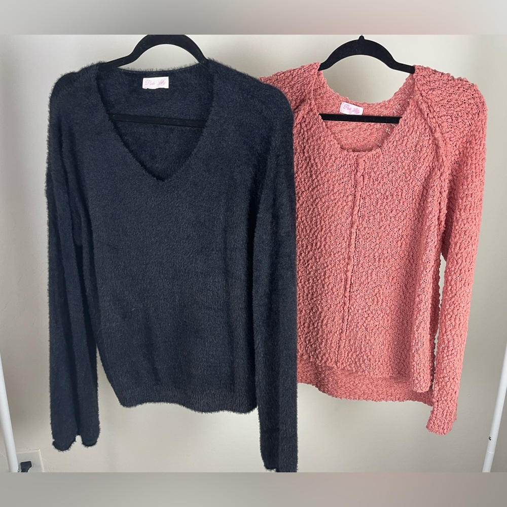 Cozy pink Lily sweater bundle